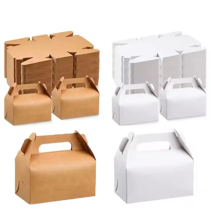 Wedding/Event Supply Store - 10개/20개 세트, 크라프트지 선물 상자, 케이크